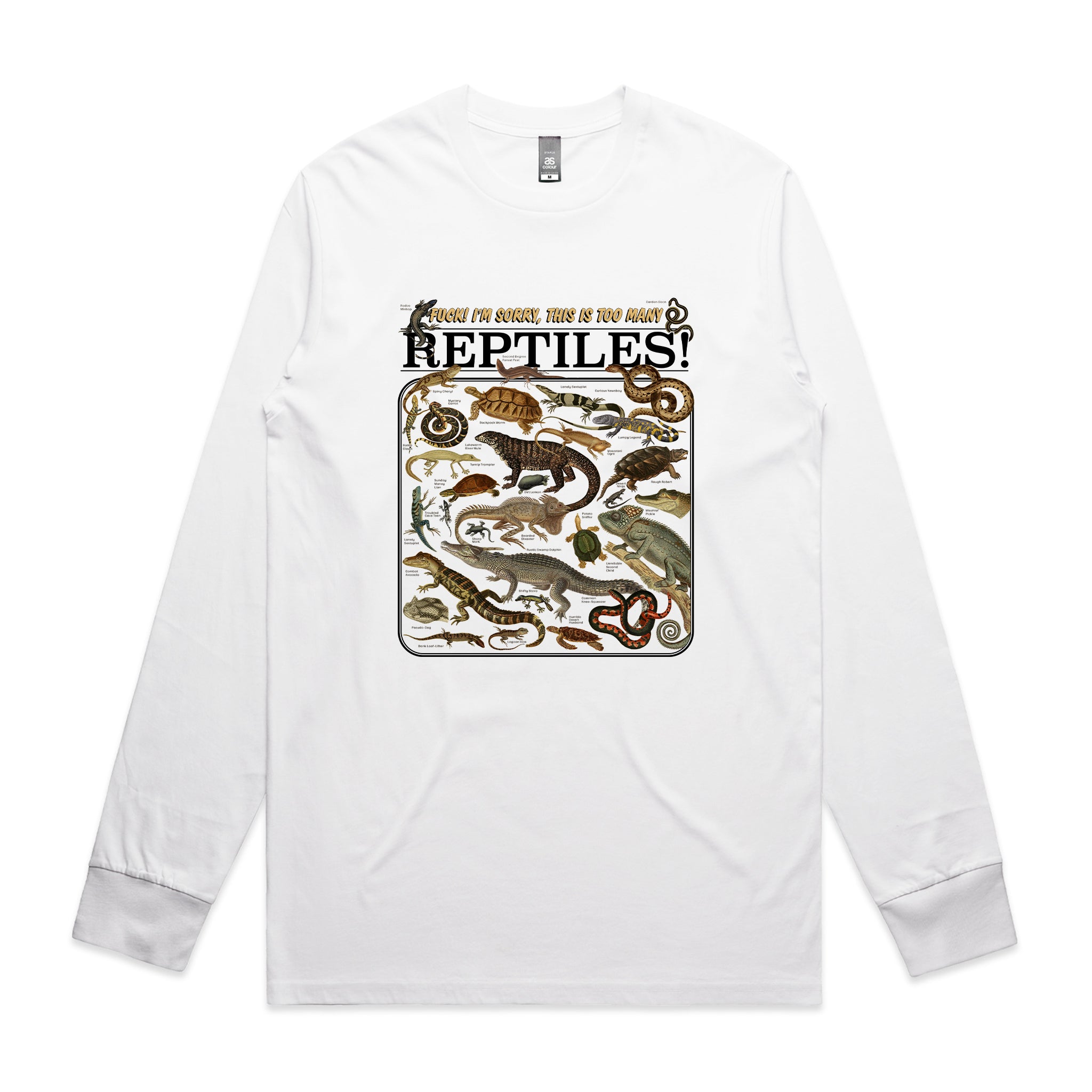 Too Many Reptiles Tee