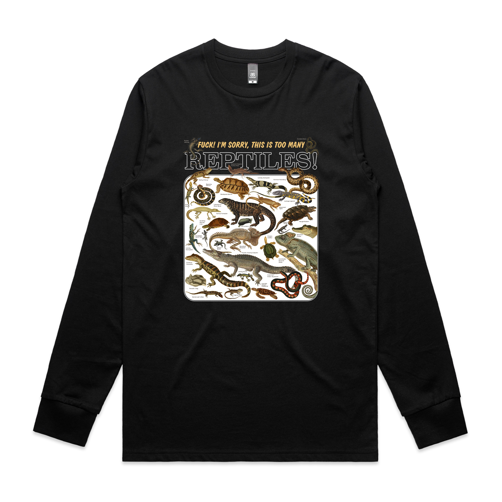 Too Many Reptiles Tee