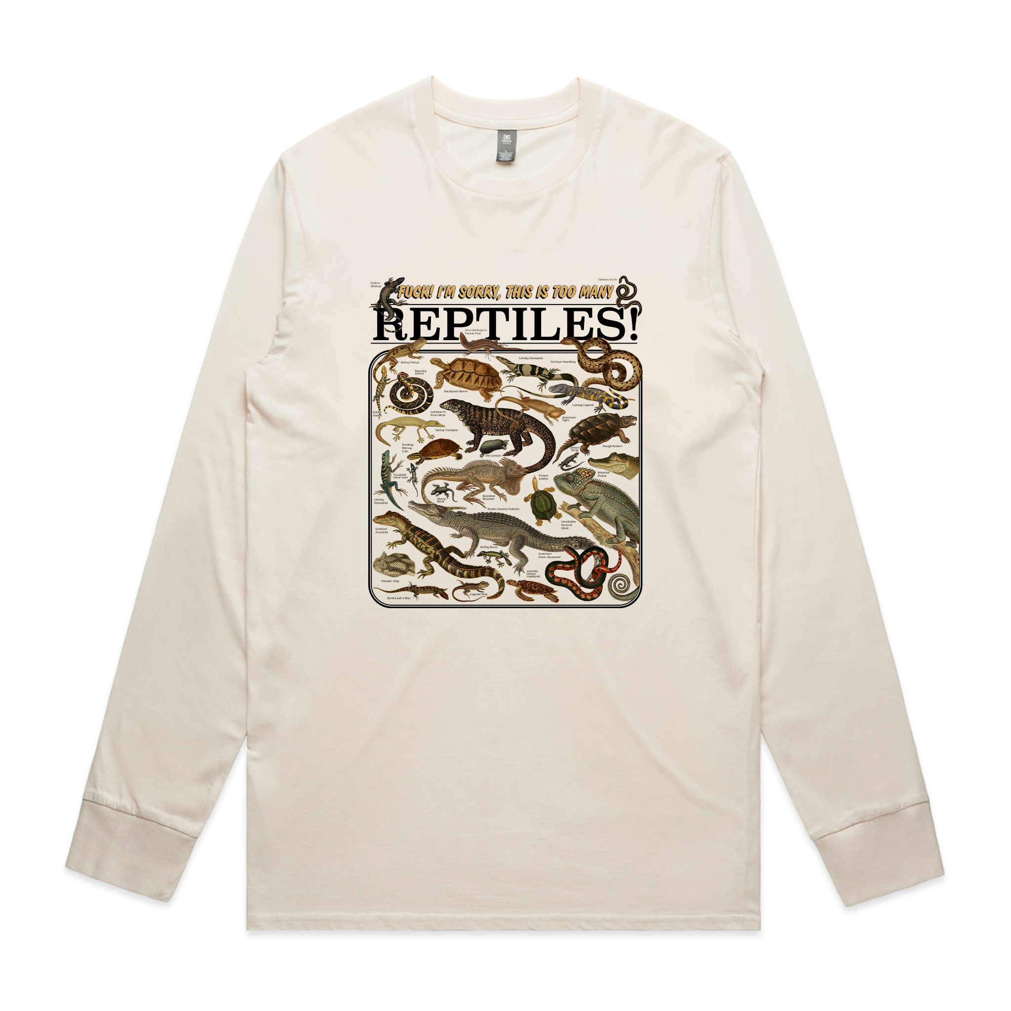 Too Many Reptiles Tee