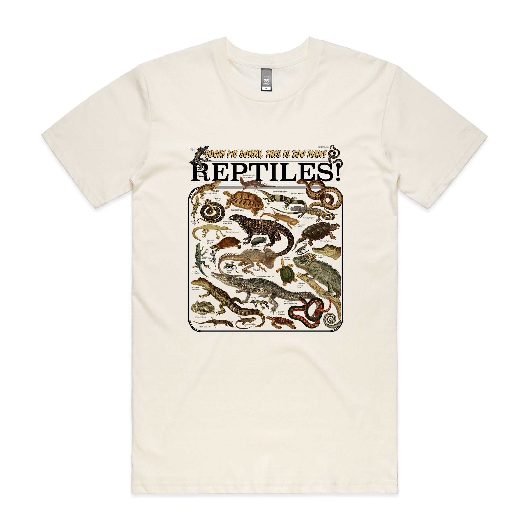Too Many Reptiles Tee