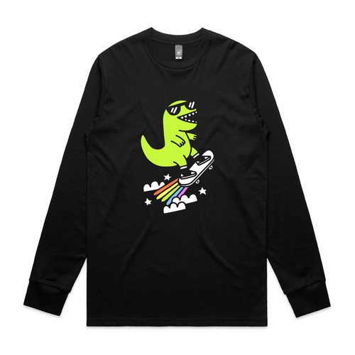 Rad Rex Tee by Lonely Kids Club. All clothing from our T-shirts to our shorts and hoodies are ethically made, and printed packed and shipped from Sydney.