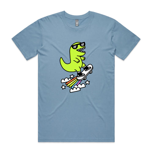 Rad Rex Tee by Lonely Kids Club. All clothing from our T-shirts to our shorts and hoodies are ethically made, and printed packed and shipped from Sydney.