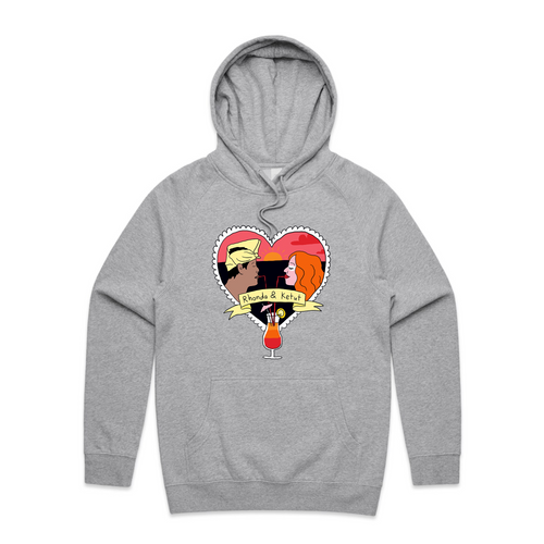 Rhonda & Ketut Hoodie by Lonely Kids Club. All clothing from our T-shirts to our shorts and hoodies are ethically made, and printed packed and shipped from Sydney.