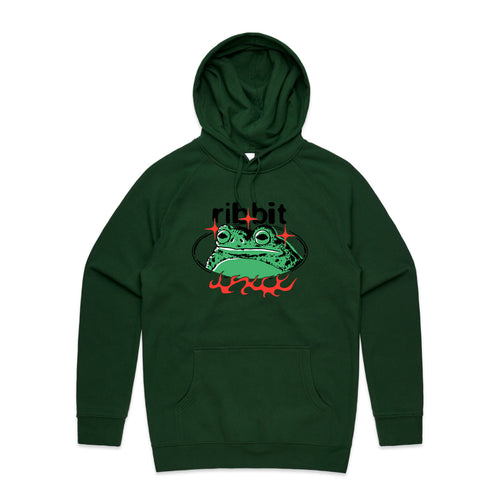Ribbit Hoodie by Lonely Kids Club. All clothing from our T-shirts to our shorts and hoodies are ethically made, and printed packed and shipped from Sydney.