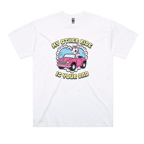 My Other Ride Tee by Lonely Kids Club. All clothing from our T-shirts to our shorts and hoodies are ethically made, and printed packed and shipped from Sydney.