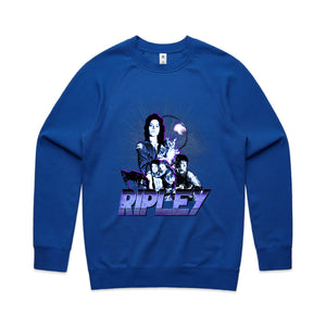 Ripley Retro Jumper by Lonely Kids Club. All clothing from our T-shirts to our shorts and hoodies are ethically made, and printed packed and shipped from Sydney.