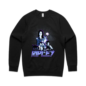 Ripley Retro Jumper by Lonely Kids Club. All clothing from our T-shirts to our shorts and hoodies are ethically made, and printed packed and shipped from Sydney.