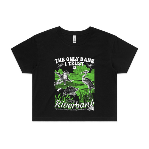 Riverbank Tee by Lonely Kids Club. All clothing from our T-shirts to our shorts and hoodies are ethically made, and printed packed and shipped from Sydney.