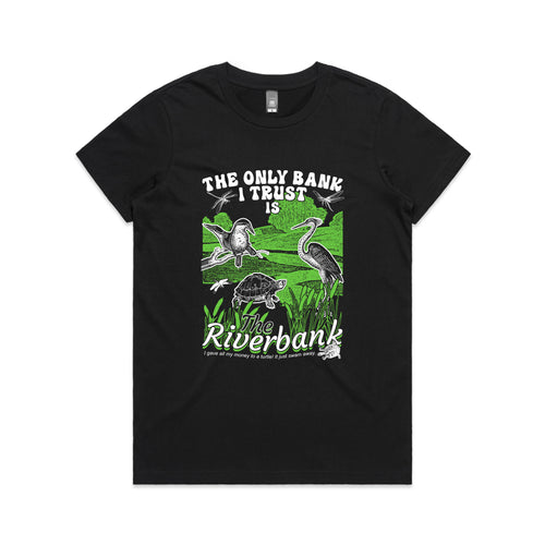 Riverbank Tee by Lonely Kids Club. All clothing from our T-shirts to our shorts and hoodies are ethically made, and printed packed and shipped from Sydney.