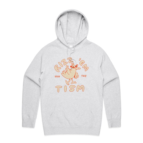Rizz 'Em With The 'Tism Hoodie by Lonely Kids Club. All clothing from our T-shirts to our shorts and hoodies are ethically made, and printed packed and shipped from Sydney.