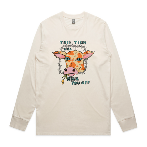 Rizz You Off Tee by Lonely Kids Club. All clothing from our T-shirts to our shorts and hoodies are ethically made, and printed packed and shipped from Sydney.
