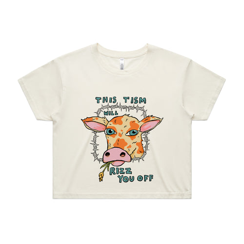 Rizz You Off Tee by Lonely Kids Club. All clothing from our T-shirts to our shorts and hoodies are ethically made, and printed packed and shipped from Sydney.