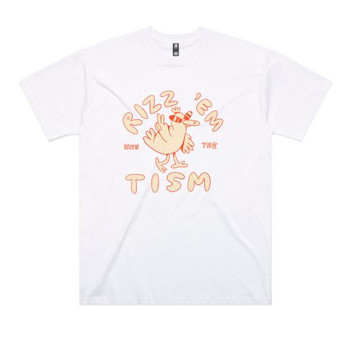 Rizz 'Em With The 'Tism Oversized Tee by Lonely Kids Club. All clothing from our T-shirts to our shorts and hoodies are ethically made, and printed packed and shipped from Sydney.