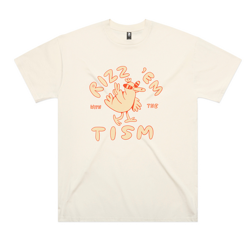 Rizz 'Em With The 'Tism Oversized Tee by Lonely Kids Club. All clothing from our T-shirts to our shorts and hoodies are ethically made, and printed packed and shipped from Sydney.