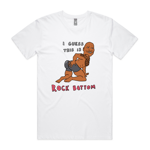 Rock Bottom Tee by Lonely Kids Club. All clothing from our T-shirts to our shorts and hoodies are ethically made, and printed packed and shipped from Sydney.