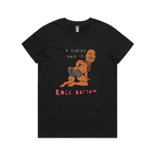 Rock Bottom Tee by Lonely Kids Club. All clothing from our T-shirts to our shorts and hoodies are ethically made, and printed packed and shipped from Sydney.