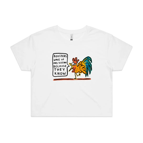 Roosters Scream Tee