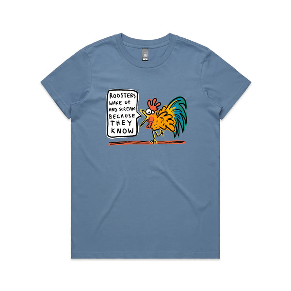 Roosters Scream Tee