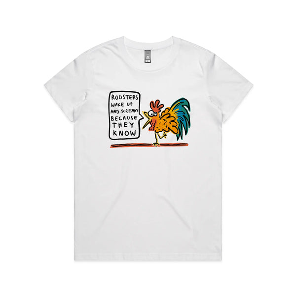 Roosters Scream Tee