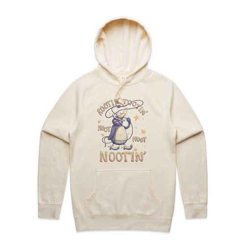 Rootin' Tootin' Nootin' Hoodie by Lonely Kids Club. All clothing from our T-shirts to our shorts and hoodies are ethically made, and printed packed and shipped from Sydney.