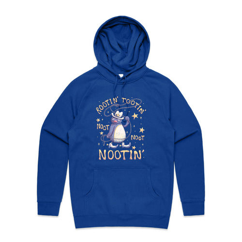 Rootin' Tootin' Nootin' Hoodie by Lonely Kids Club. All clothing from our T-shirts to our shorts and hoodies are ethically made, and printed packed and shipped from Sydney.