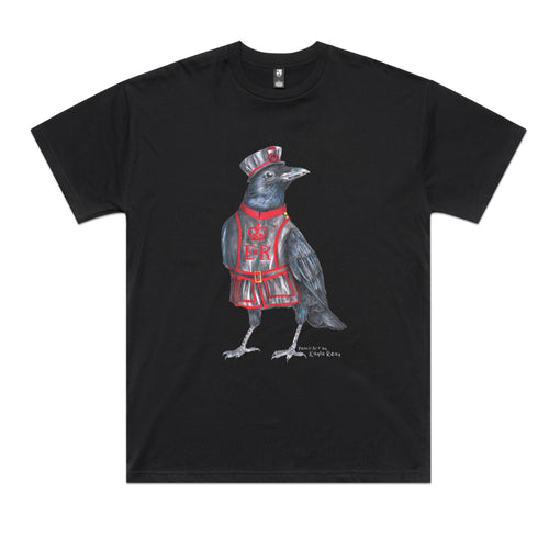 Rosaline The Raven Tee by Lonely Kids Club. All clothing from our T-shirts to our shorts and hoodies are ethically made, and printed packed and shipped from Sydney.