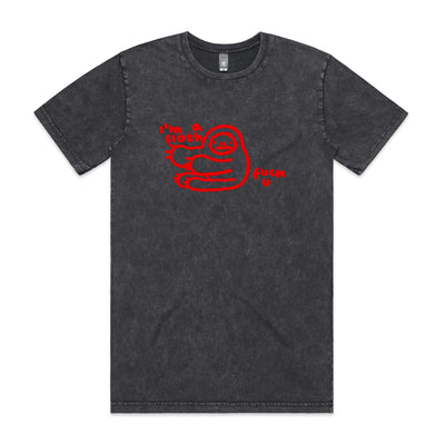 Rude Sloth Tee by Lonely Kids Club. All clothing from our T-shirts to our shorts and hoodies are ethically made, and printed packed and shipped from Sydney.