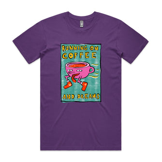 Running On Coffee And Dreams Tee