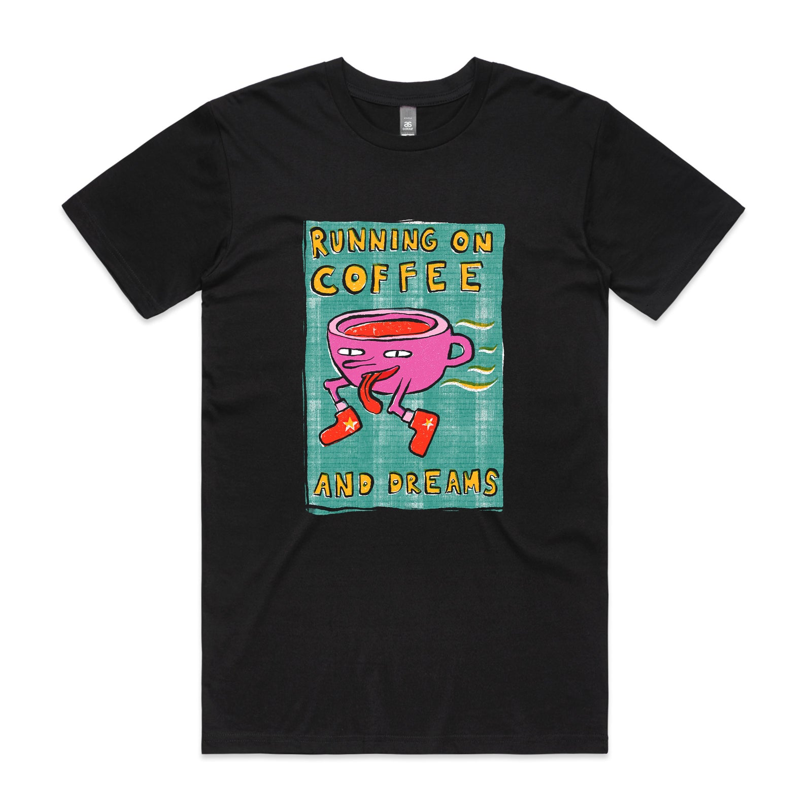 Running On Coffee And Dreams Tee