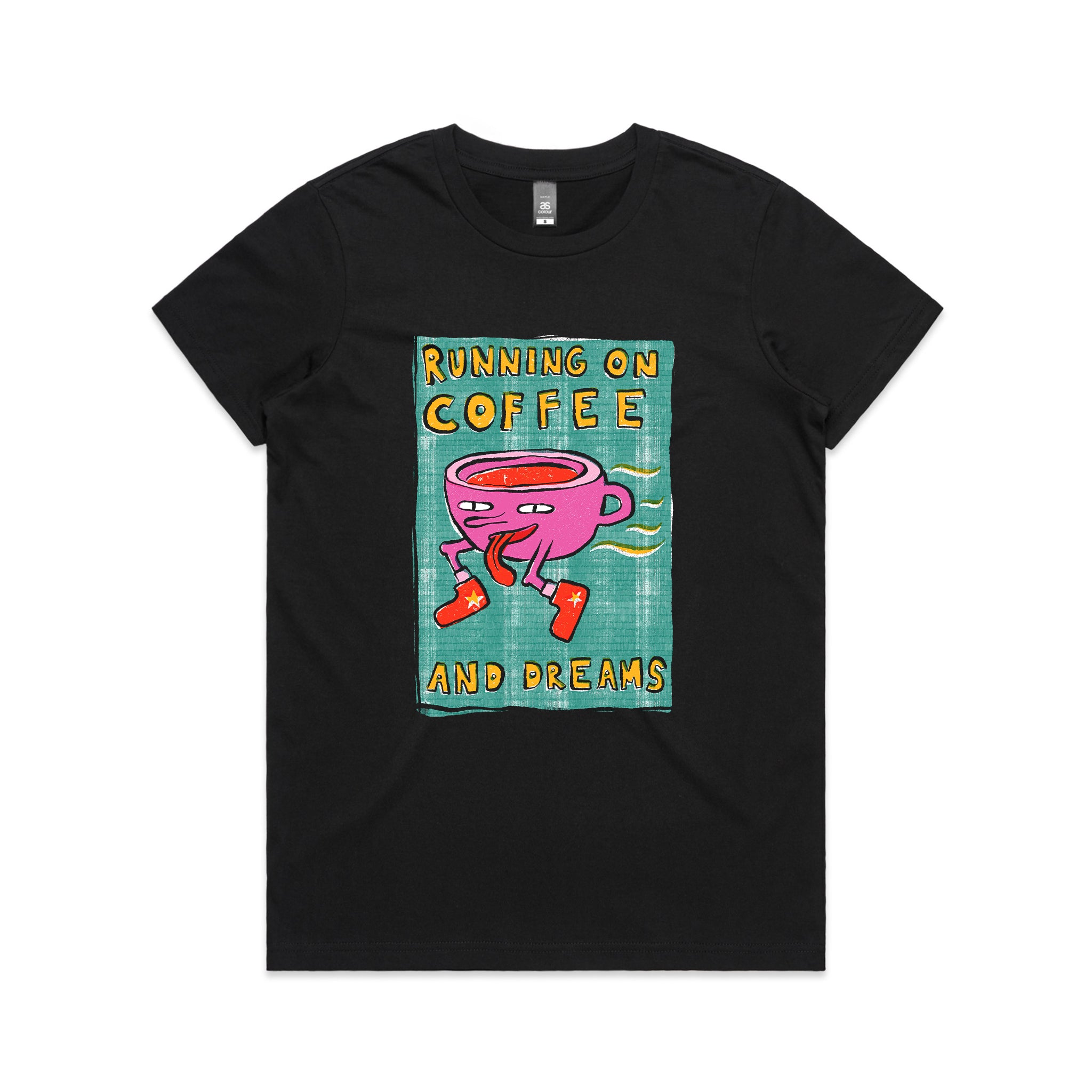 Running On Coffee And Dreams Tee