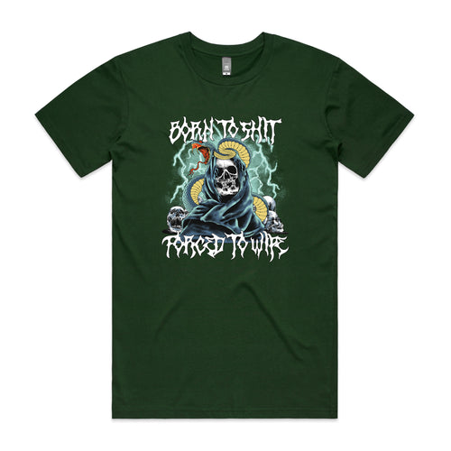 Born To Shit Tee by Lonely Kids Club. All clothing from our T-shirts to our shorts and hoodies are ethically made, and printed packed and shipped from Sydney.