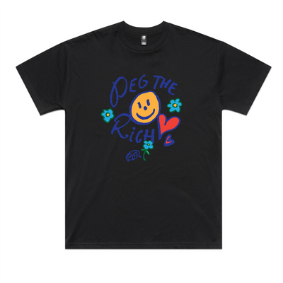 Smiley Oversized Tee by Lonely Kids Club. All clothing from our T-shirts to our shorts and hoodies are ethically made, and printed packed and shipped from Sydney.
