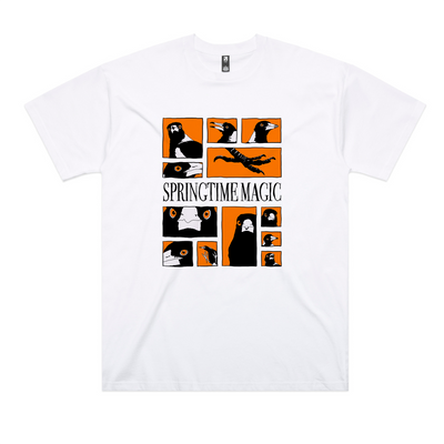 Springtime Magic Oversized Tee by Lonely Kids Club. All clothing from our T-shirts to our shorts and hoodies are ethically made, and printed packed and shipped from Sydney.