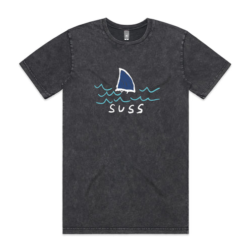 Suss Tee by Lonely Kids Club. All clothing from our T-shirts to our shorts and hoodies are ethically made, and printed packed and shipped from Sydney.