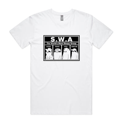 Sloths With Attitude Tee by Lonely Kids Club. All clothing from our T-shirts to our shorts and hoodies are ethically made, and printed packed and shipped from Sydney.