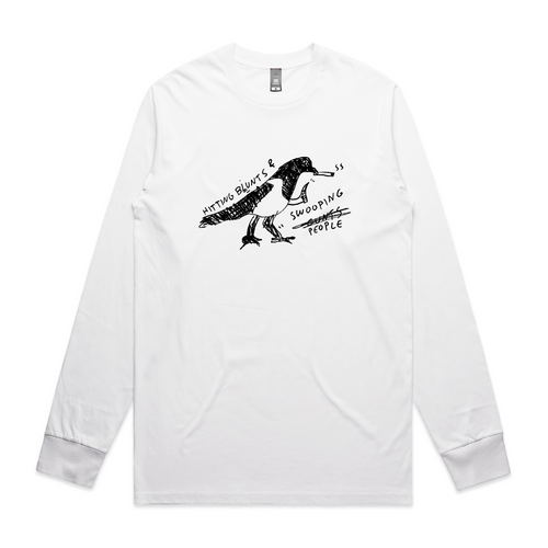 Swooping People Tee by Lonely Kids Club. All clothing from our T-shirts to our shorts and hoodies are ethically made, and printed packed and shipped from Sydney.
