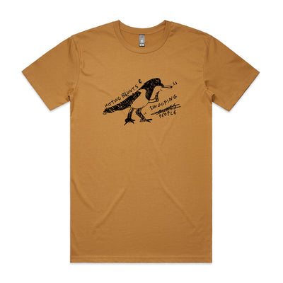 Swooping People Tee by Lonely Kids Club. All clothing from our T-shirts to our shorts and hoodies are ethically made, and printed packed and shipped from Sydney.