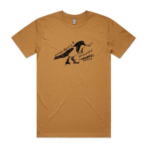 Swooping People Tee by Lonely Kids Club. All clothing from our T-shirts to our shorts and hoodies are ethically made, and printed packed and shipped from Sydney.