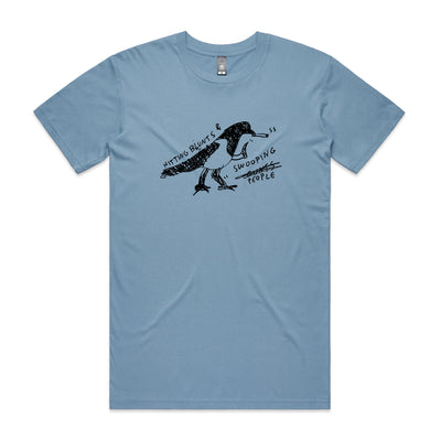 Swooping People Tee by Lonely Kids Club. All clothing from our T-shirts to our shorts and hoodies are ethically made, and printed packed and shipped from Sydney.