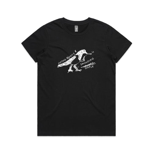 Swooping People Tee by Lonely Kids Club. All clothing from our T-shirts to our shorts and hoodies are ethically made, and printed packed and shipped from Sydney.