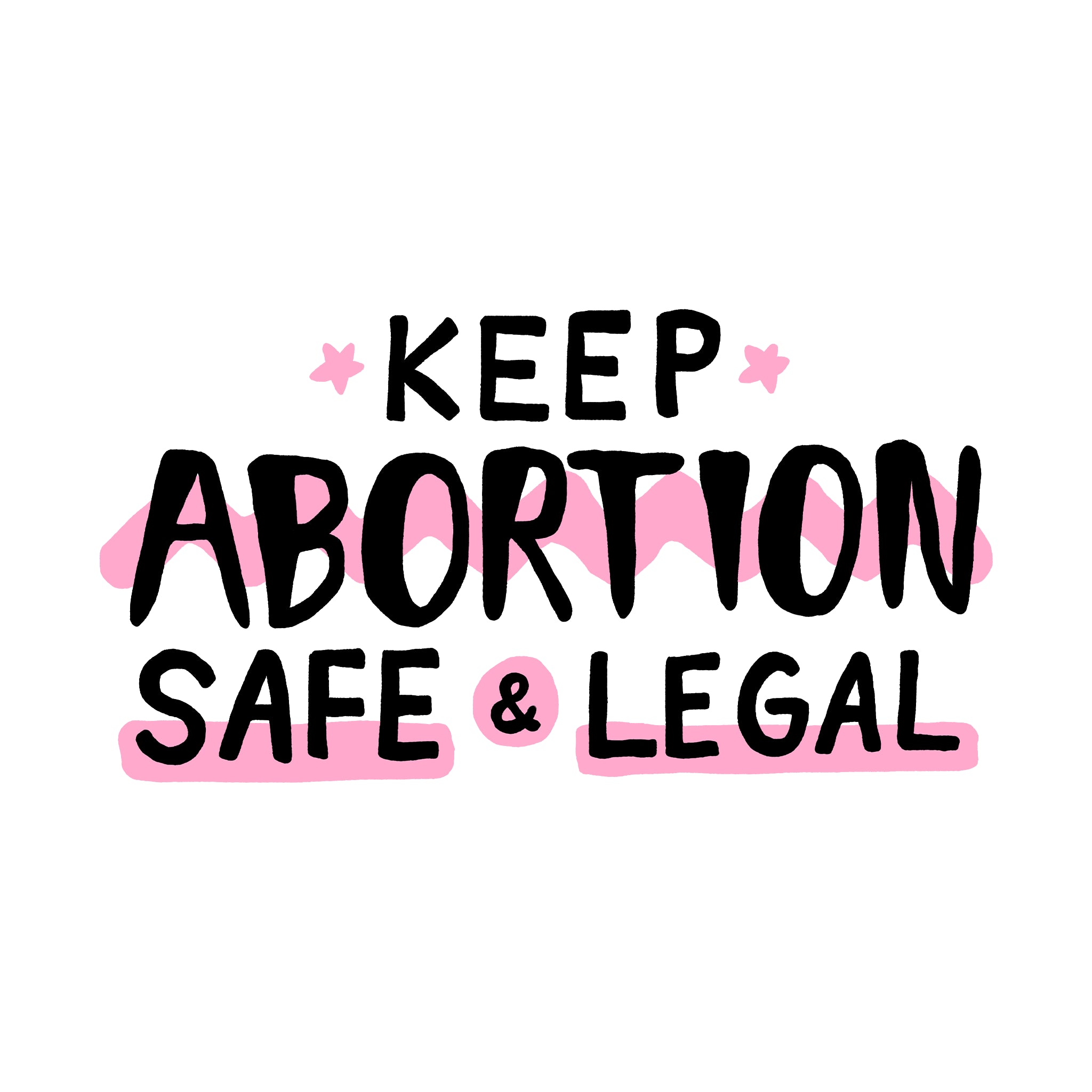 Safe & Legal Abortion Charity Tee