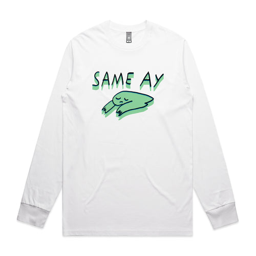 Same Ay Tee by Lonely Kids Club. All clothing from our T-shirts to our shorts and hoodies are ethically made, and printed packed and shipped from Sydney.