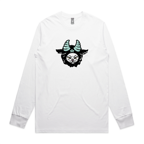 Satanic Kitten Tee by Lonely Kids Club. All clothing from our T-shirts to our shorts and hoodies are ethically made, and printed packed and shipped from Sydney.