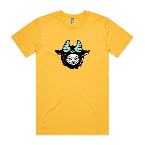Satanic Kitten Tee by Lonely Kids Club. All clothing from our T-shirts to our shorts and hoodies are ethically made, and printed packed and shipped from Sydney.