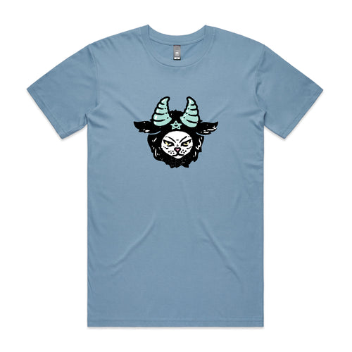 Satanic Kitten Tee by Lonely Kids Club. All clothing from our T-shirts to our shorts and hoodies are ethically made, and printed packed and shipped from Sydney.