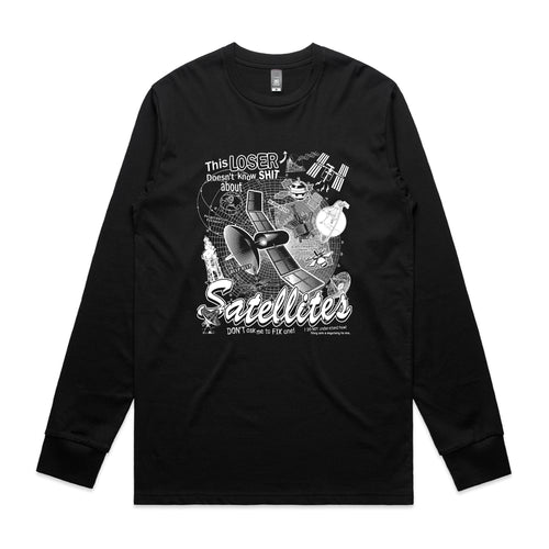 Satellites Tee by Lonely Kids Club. All clothing from our T-shirts to our shorts and hoodies are ethically made, and printed packed and shipped from Sydney.