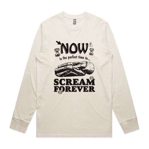 Scream Forever Tee by Lonely Kids Club. All clothing from our T-shirts to our shorts and hoodies are ethically made, and printed packed and shipped from Sydney.