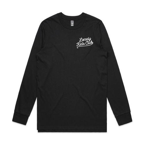 Script Tee by Lonely Kids Club. All clothing from our T-shirts to our shorts and hoodies are ethically made, and printed packed and shipped from Sydney.