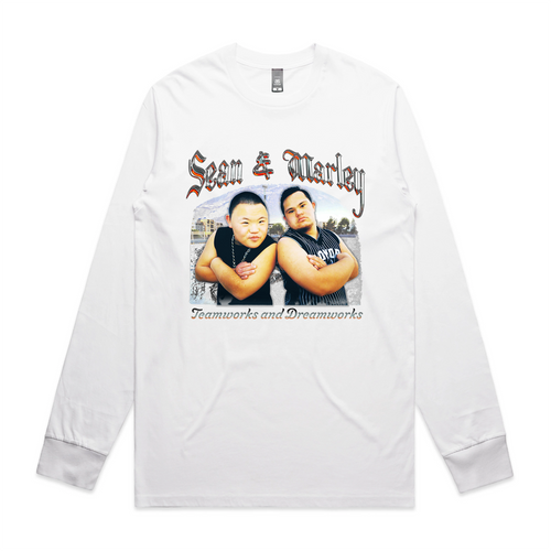 Sean & Marley Retro Tee by Lonely Kids Club. All clothing from our T-shirts to our shorts and hoodies are ethically made, and printed packed and shipped from Sydney.