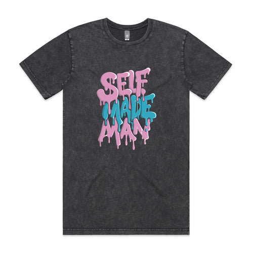 Self Made Man Tee by Lonely Kids Club. All clothing from our T-shirts to our shorts and hoodies are ethically made, and printed packed and shipped from Sydney.